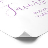 Een jaar Fluttered Butterfly Eerste Verjaardag Fav Poster (Hoek)