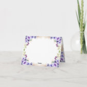 Een jaar gefladder vlinder gevouwen dank u bedankkaart (Achterkant)