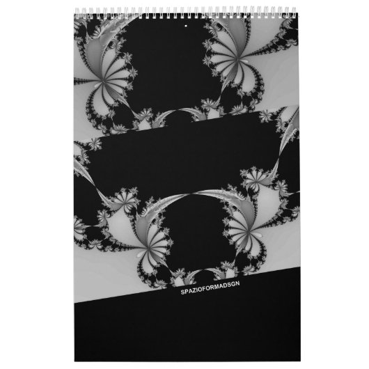 Een jaar in de fractale tuinkalender kalender (Hoes)