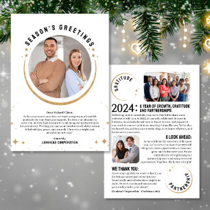 Een jaar in de Review Business Christmas Kaart