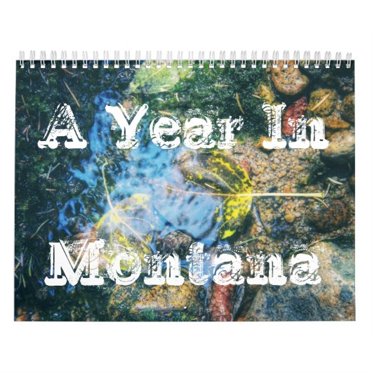 Een jaar in Montana-agenda Kalender (Hoes)