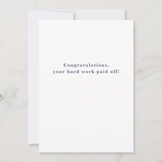 Een jaar is lang kaart (Achterkant)