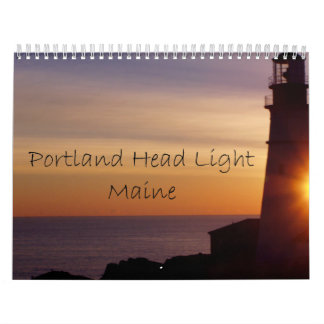 Een jaar met Portland Head Light Kalender