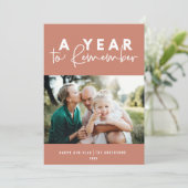 Een jaar om het nieuwe jaar van de moderne foto te (Staand voorkant)