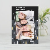 Een jaar om te herinneren Kerstbomen Feestdagen Fo (Staand voorkant)