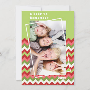 Een jaar om te onthouden Chevron kerstvakantie fot