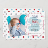 Een jaar oud kaart (Voorkant / Achterkant)