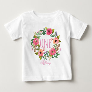 Een jaar oud meisje van de verjaardag van de baby