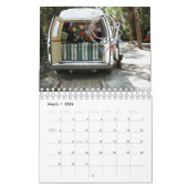 Eén jaar reiskalender kalender (Mar 2026)