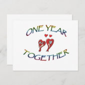 ÉÉN JAAR SAMEN (Voorkant / Achterkant)