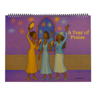 Een jaar van lof Afrikaans-Amerikaanse kalender