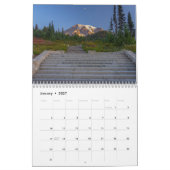 Een jaar van Mount Rainier 2026 Muur Kalender (Jan 2027)
