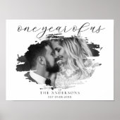 Eén jaar van ons Persoonlijk huwelijksjubileum Poster (Voorkant)