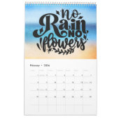 Een jaar van positief denken kalender (Feb 2026)