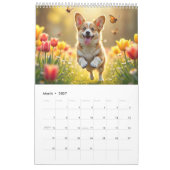 Een jaar van Schattige honden Kalender (Mar 2027)
