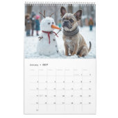 Een jaar van Schattige honden Kalender (Jan 2027)