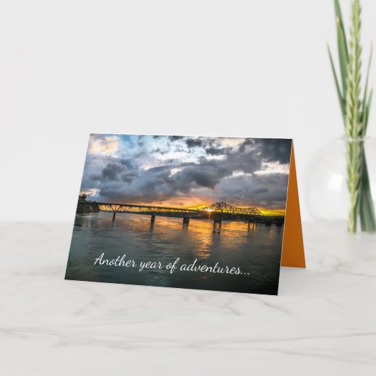Een jaar vol avonturen verjaardagsfeest Kaart (Voorkant)