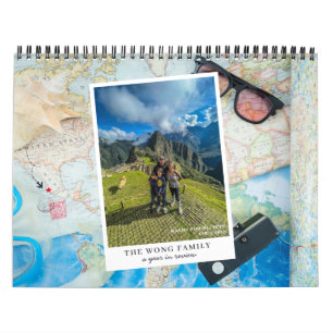 Een jaaroverzicht   82 Foto Reisagenda Kalender