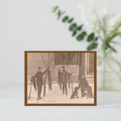 een jacht die we gaan briefkaart (Staand voorkant)