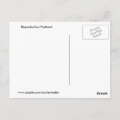 een jacht die we gaan briefkaart (Achterkant)