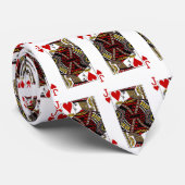 Een Jack of Hearts Stropdas!  Een geweldig stropda Stropdas (Opgerold)
