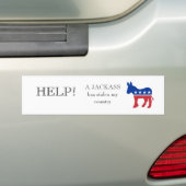 Een JACKASS heeft... Bumpersticker (Op auto)