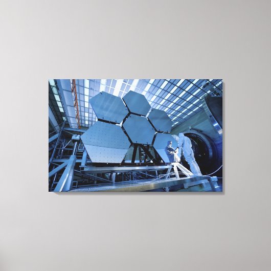 Een James Webb Space Telescope array Canvas Afdruk (Voorkant)