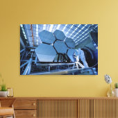 Een James Webb Space Telescope array Canvas Afdruk (Insitu (Woonkamer))