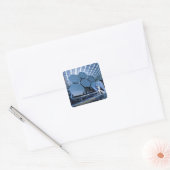 Een James Webb Space Telescope array Vierkante Sticker (Envelop)