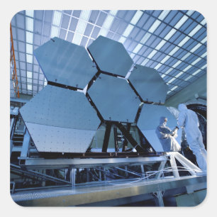 Een James Webb Space Telescope array Vierkante Sticker