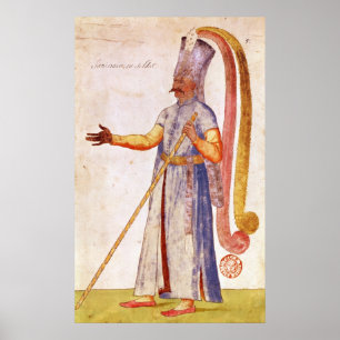 Een Janissary of soldaat, 1567 Poster