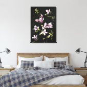Een Japanse Magnolia Canvas Afdruk (Insitu (Slaapkamer))
