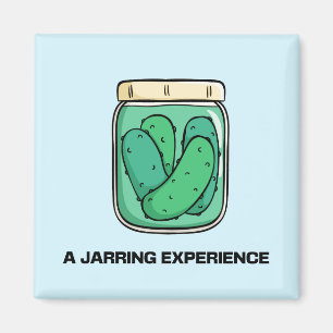 Een Jarring Experience Pickle Joke Magneet