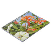 Een Javaanse Rododendron en Ipomoea Notitieboek (Linkerzijde)