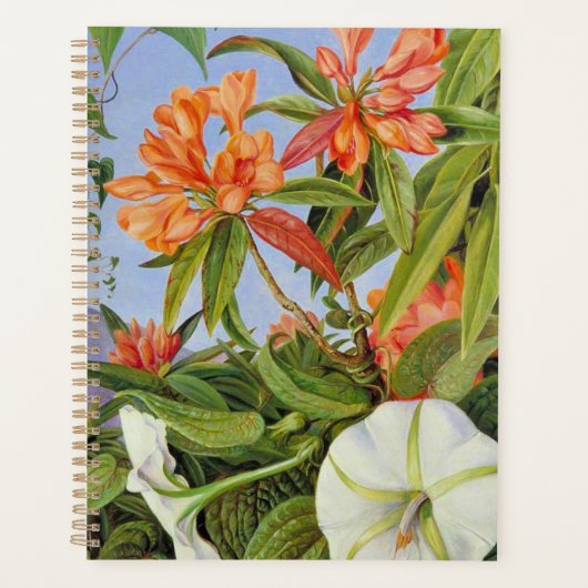 Een Javaanse Rododendron en Ipomoea Planner (Voorkant)