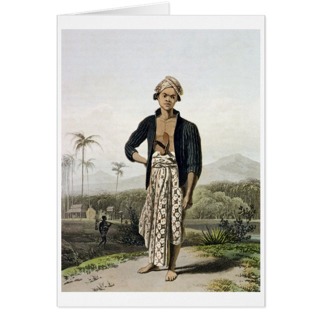 Een Javan van de Lagere Klasse, bord 2 van Vol. I  (Voorkant)