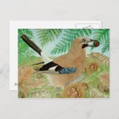 Een Jay in de herfst Briefkaart (Voorkant / Achterkant)