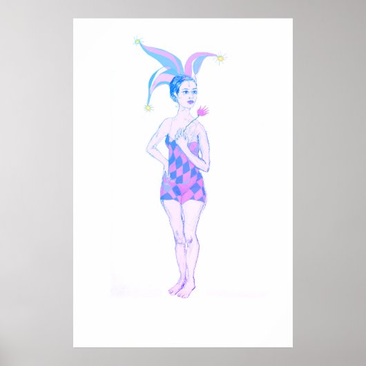 Een jester poster (Voorkant)