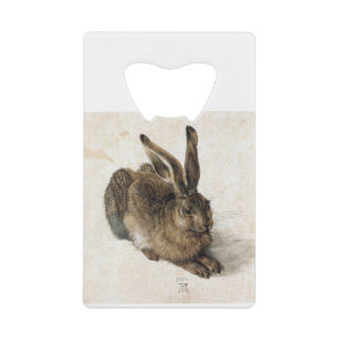 Een jong haar - Albrecht Durer - C1502 Kredietkaart Flessenopener