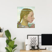 Een jong meisje poster (Thuiskantoor)