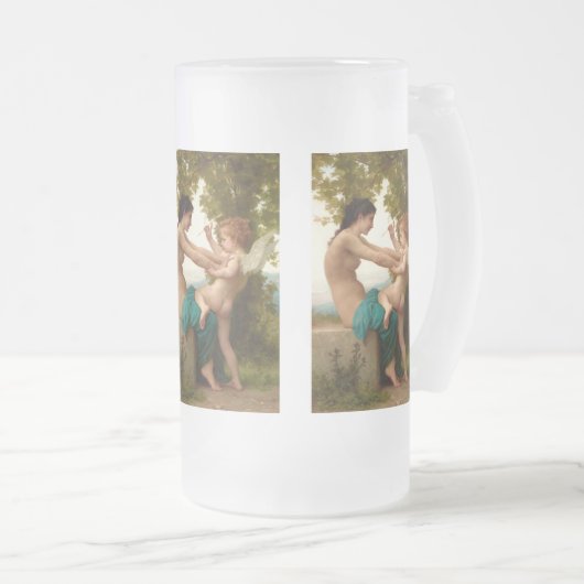 Een jong meisje verdedigt zichzelf tegen Eros Matglas Bierpul (Voorkant rechts)