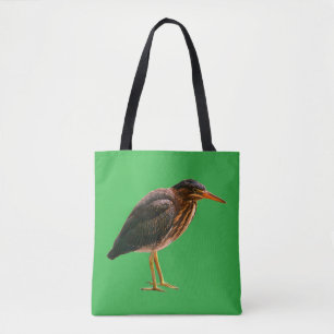 Een jonge Groene Reiger (Butorides virescens) Draagtas