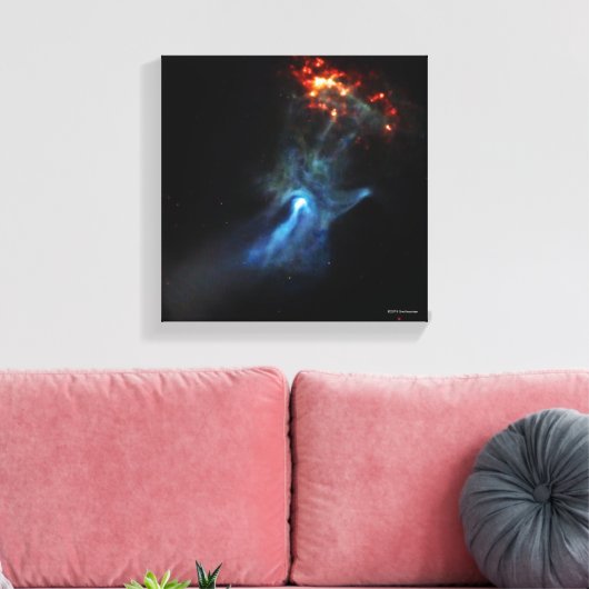 Een jonge pulsar-Show Canvas Afdruk (Insitu (Woonkamer))