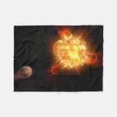 Een jonge rode dwerg fleece deken (Voorkant (Horizontaal))