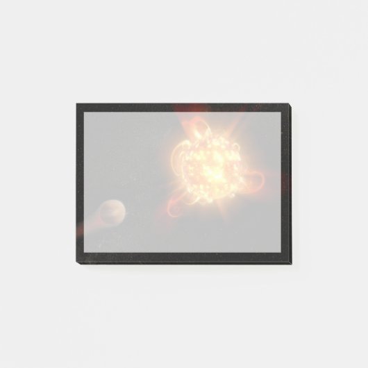 Een jonge rode dwerg post-it® notes (Voorkant)