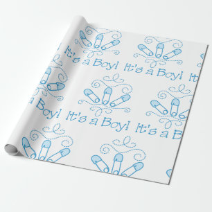Een jongen cadeaupapier