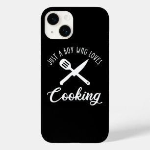Een jongen die van koken houdt Case-Mate iPhone 14 hoesje