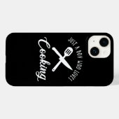 Een jongen die van koken houdt Case-Mate iPhone case (Achterkant (horizontaal))