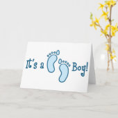 Een jongen kaart (Gele Bloem)