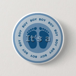 een jongen ronde button 5,7 cm